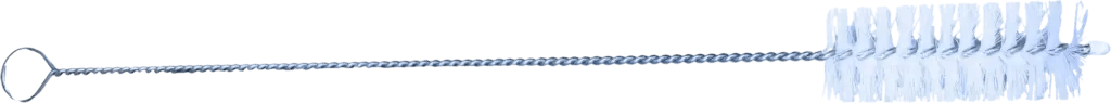 Metal spiral wire AquaWing cleaning brush with a looped handle, designed for cleaning pipes and various surfaces.