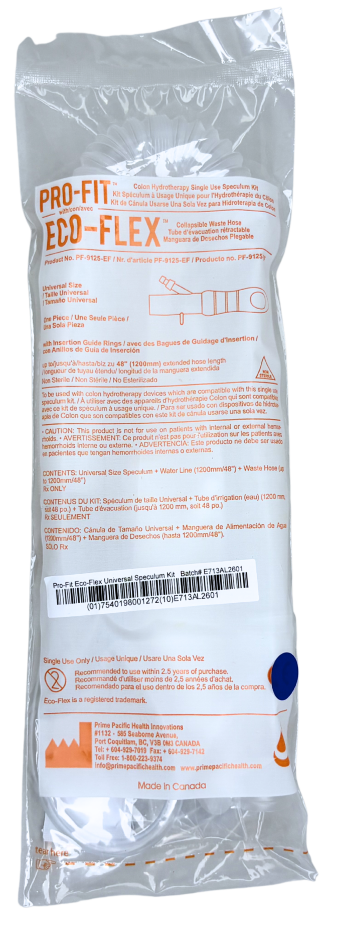 Eco-Flex Kit, One-Piece (Orange Bag)